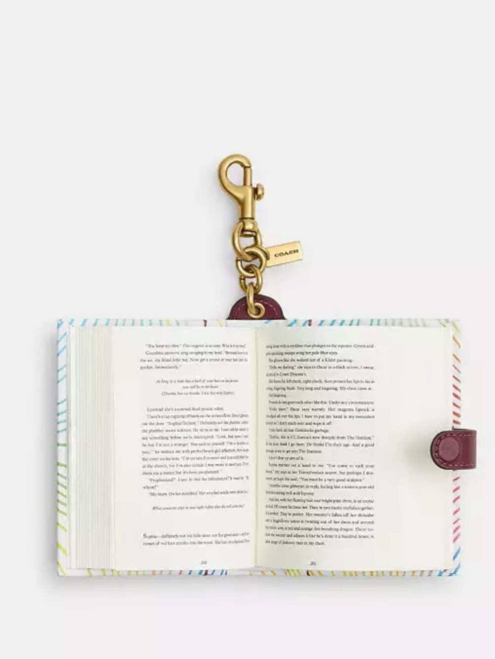 Coach "I'll Give You The Sun" Book Bag Charm - Picture 2 of 6